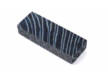 Bloc de molaire de mammouth stabilisé bleu by Raffir